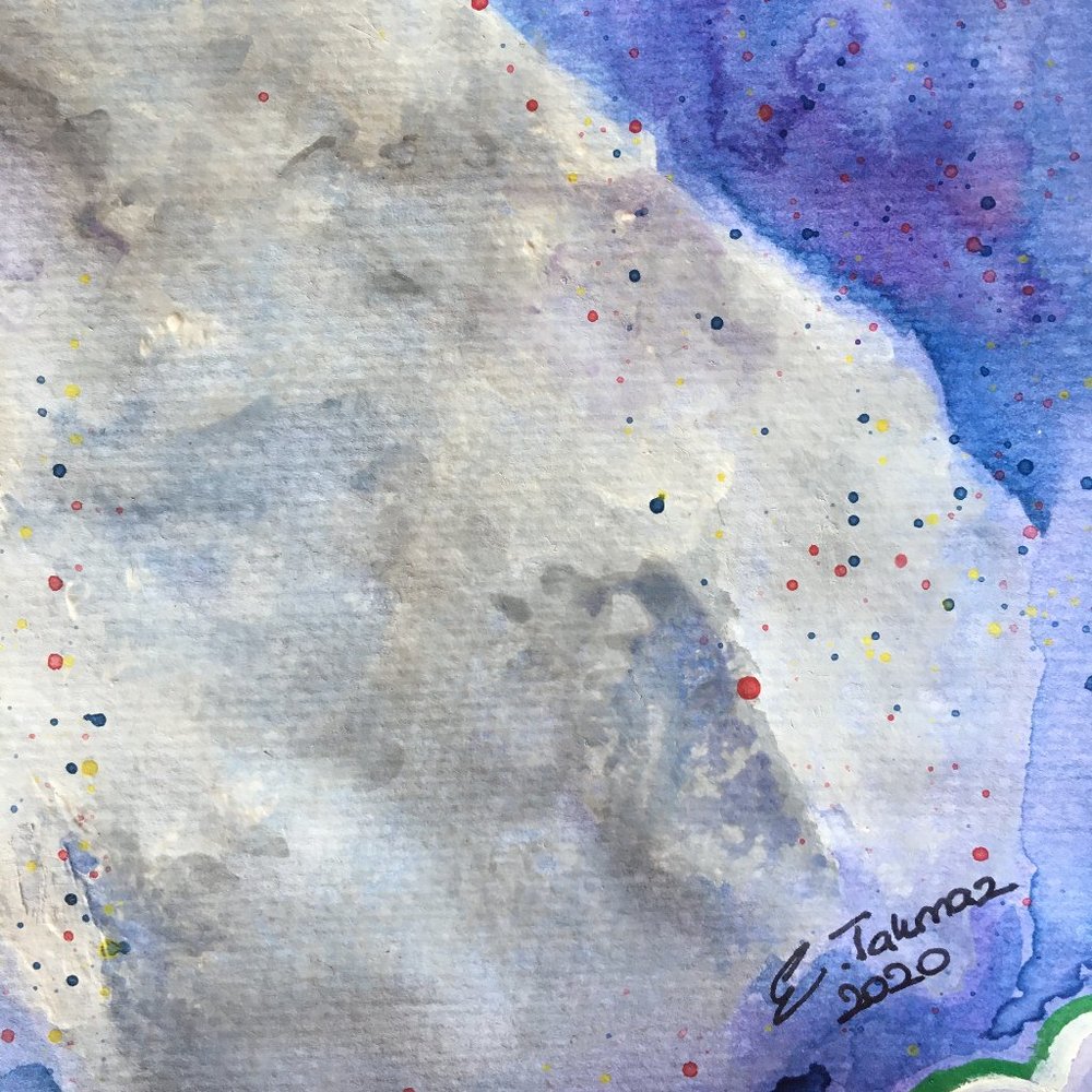 Original SIGNED WATERCOLOR Paint - Picture 6 of 7